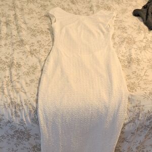 Chic Backless White Dress